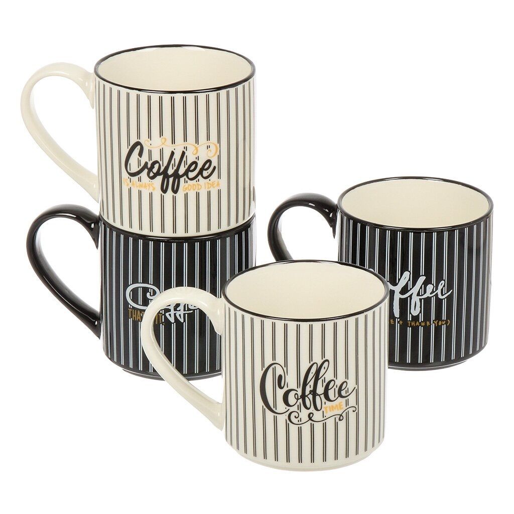 Набор чайный Кофечаша на 4 персоны 5 предметов 480 мл