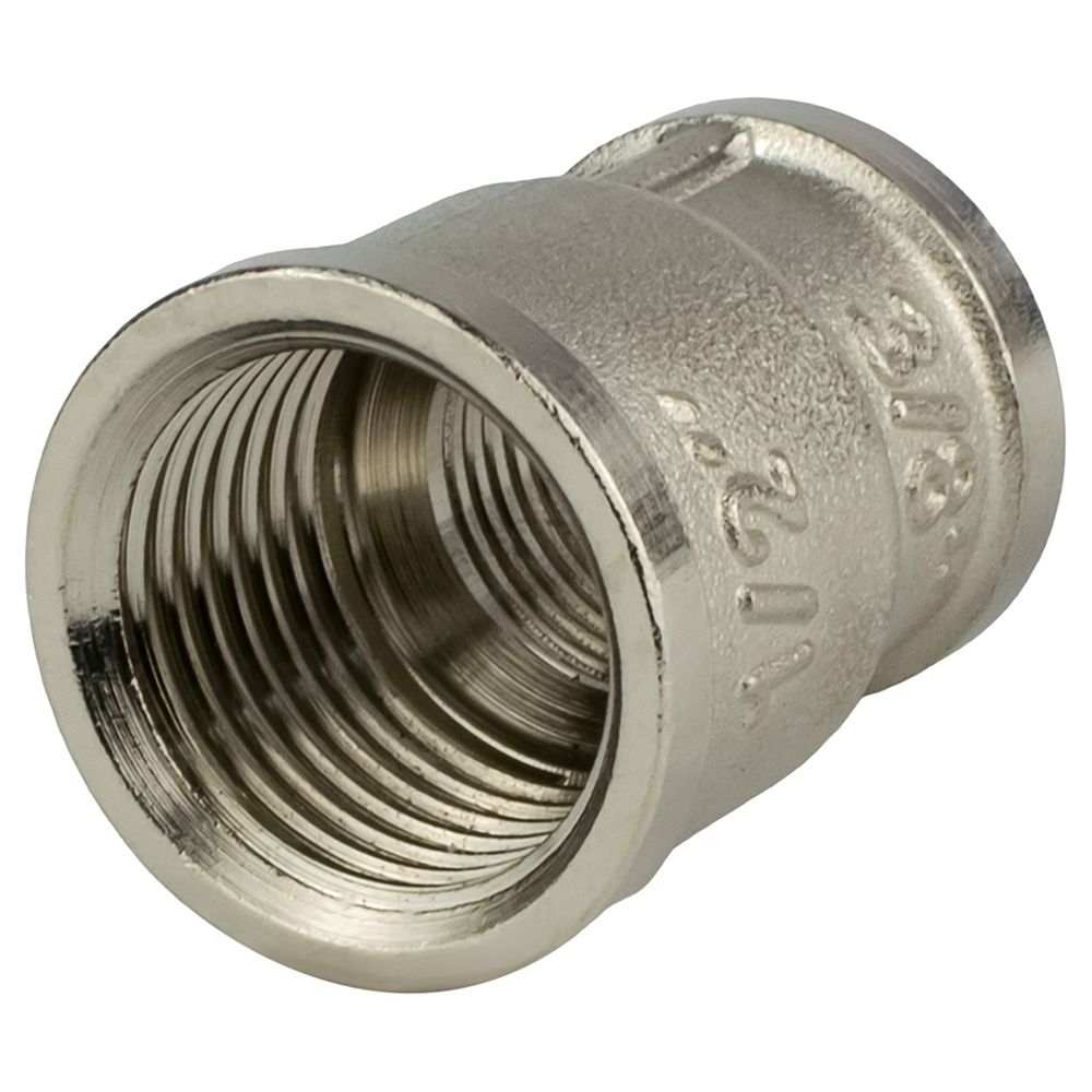 Авиа Муфта переходная латунь 1/2"х3/8" ВР/ВР