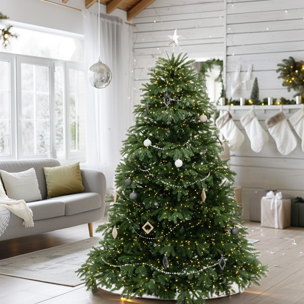 Елка искусственная Моя Елочка Sonya Сияющая LED 180 см литая 2025-0416-L