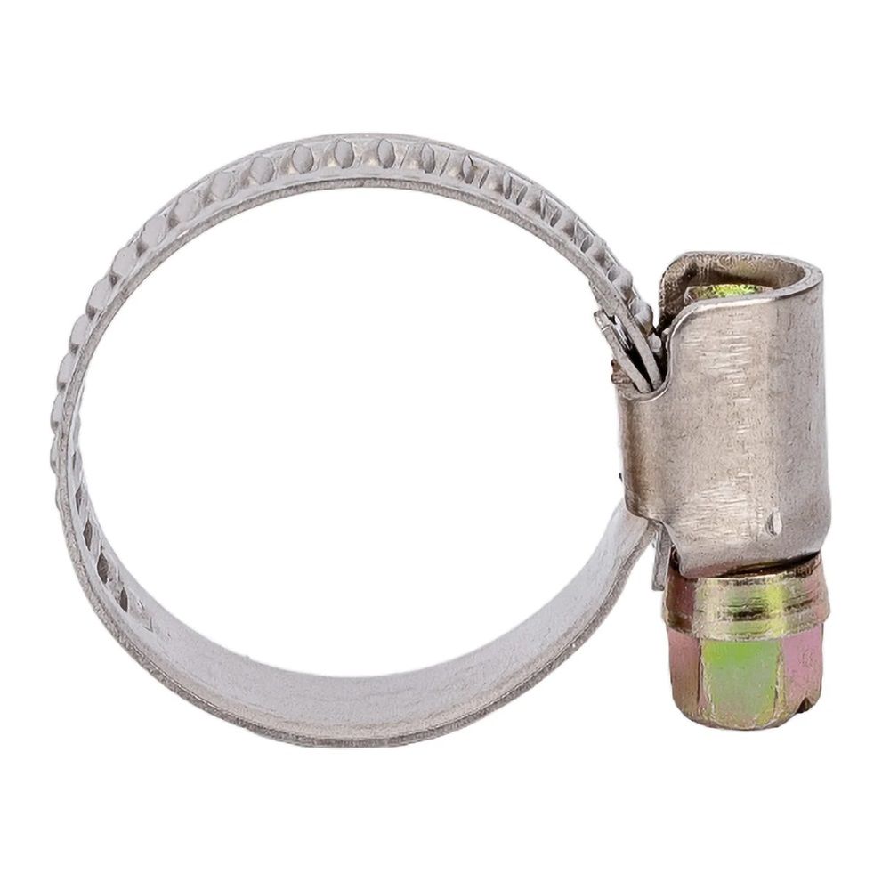 Хомут червячный 16-27 мм нержавеющая сталь 1 шт