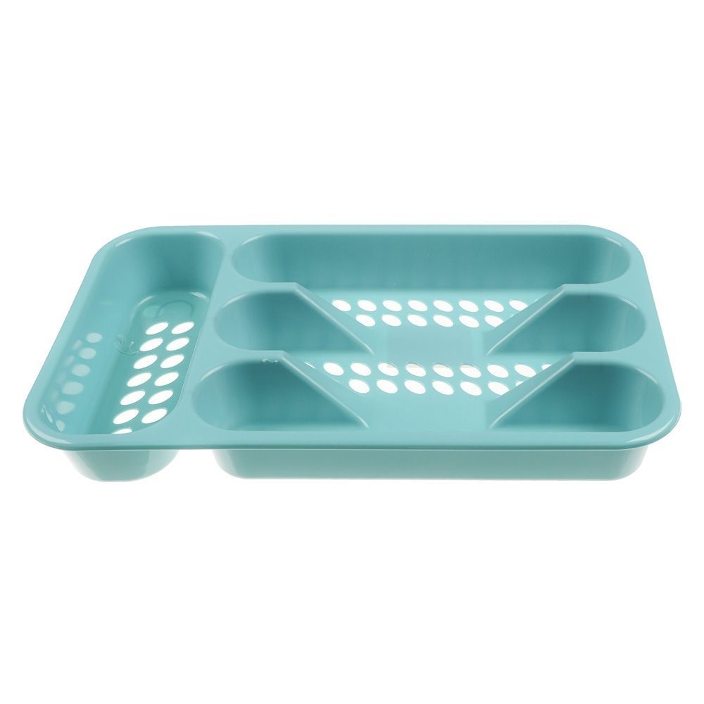 Сушилка для столовых приборов 4 секции пластик 33х19,5х4,5 см Кантри 4845 485048