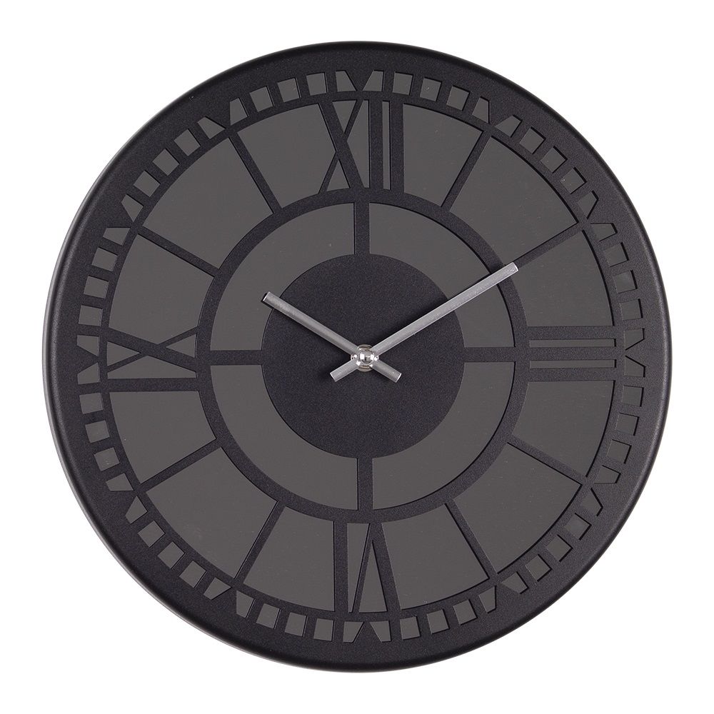 Часы настенные Классика d32 см черные 3230-004