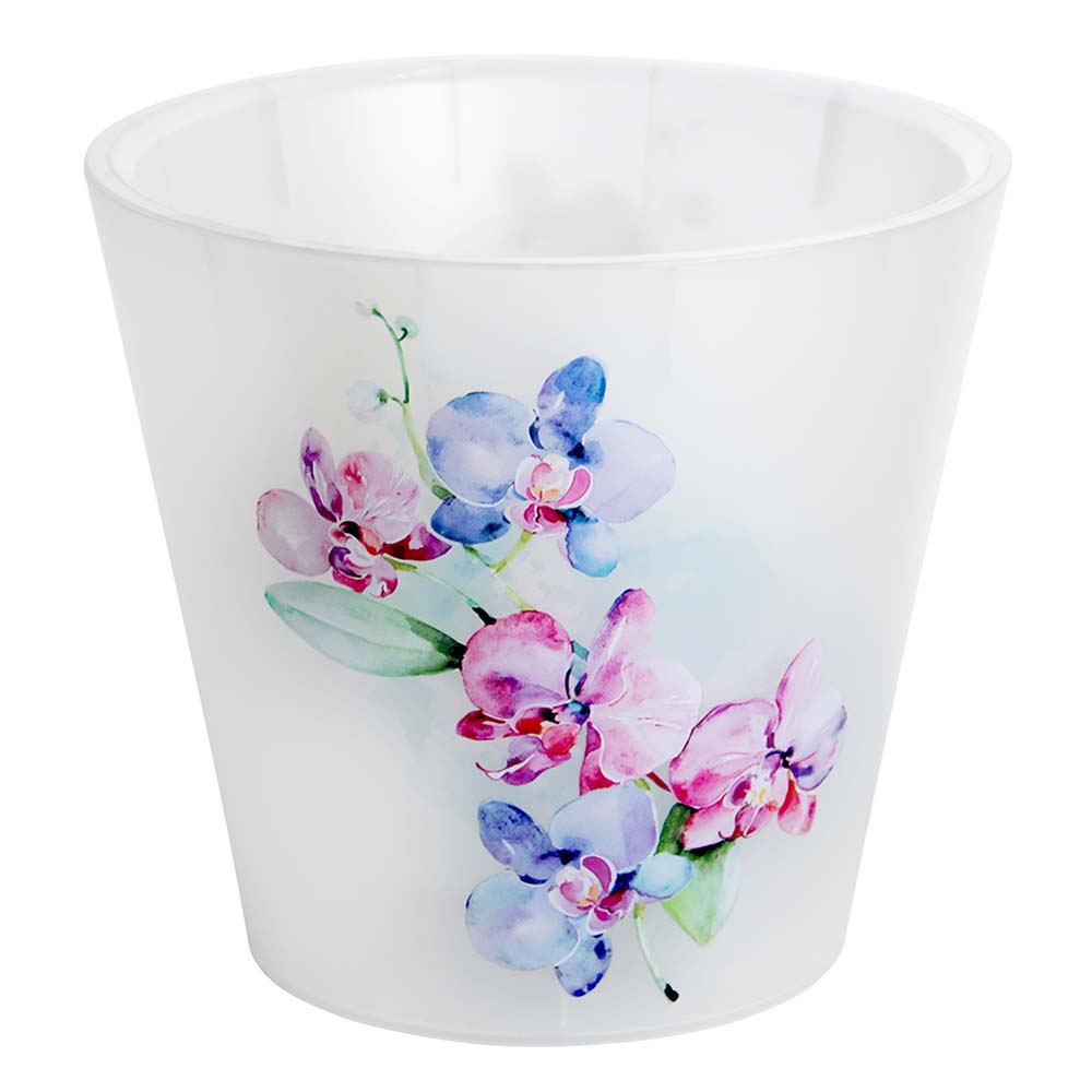 Горшок цветочный London Орхид Деко голубая орхидея 16 см 1,6 л