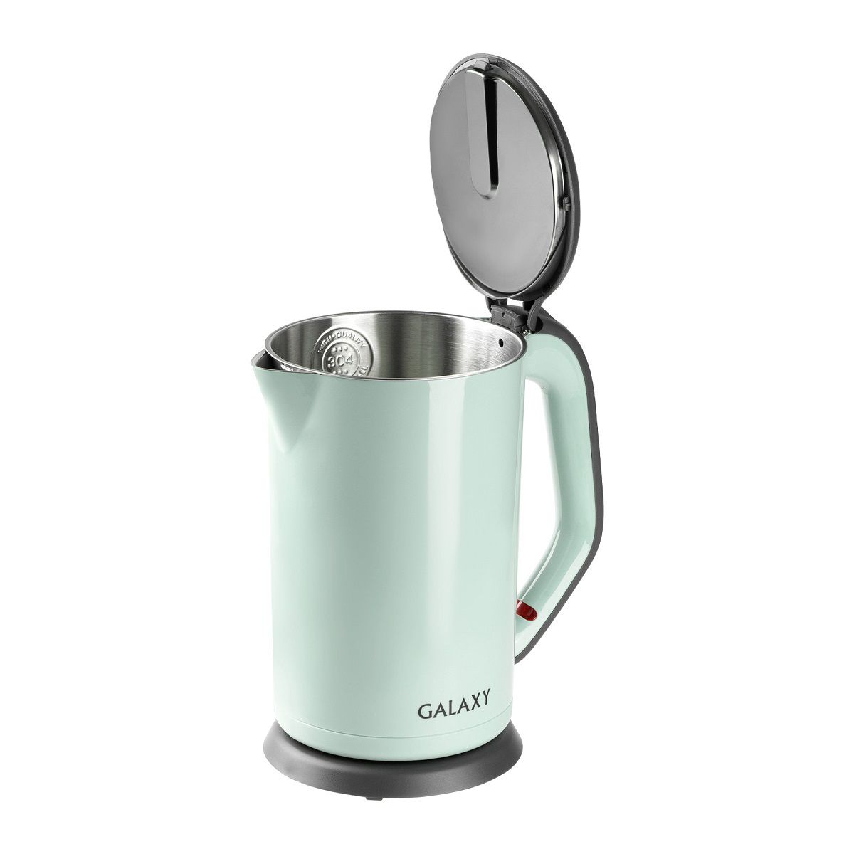 Чайник электрический Galaxy GL 0330 2000 Вт 1,7л скрытый нагревательный элемент салатовый