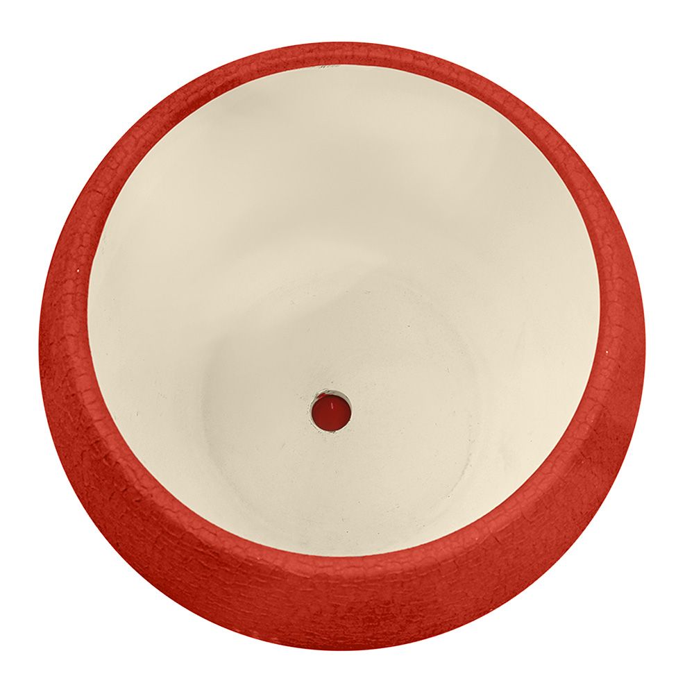 Горшок цветочный Шар шелк красный 4,1 л