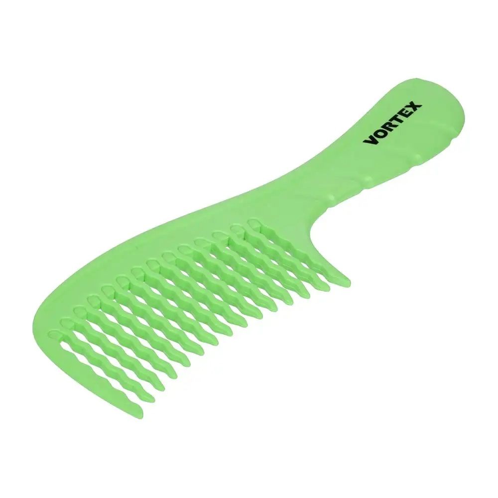Расческа гребень Vortex 21х6,5х0,8 см с пластиковыми зубчиками 51047