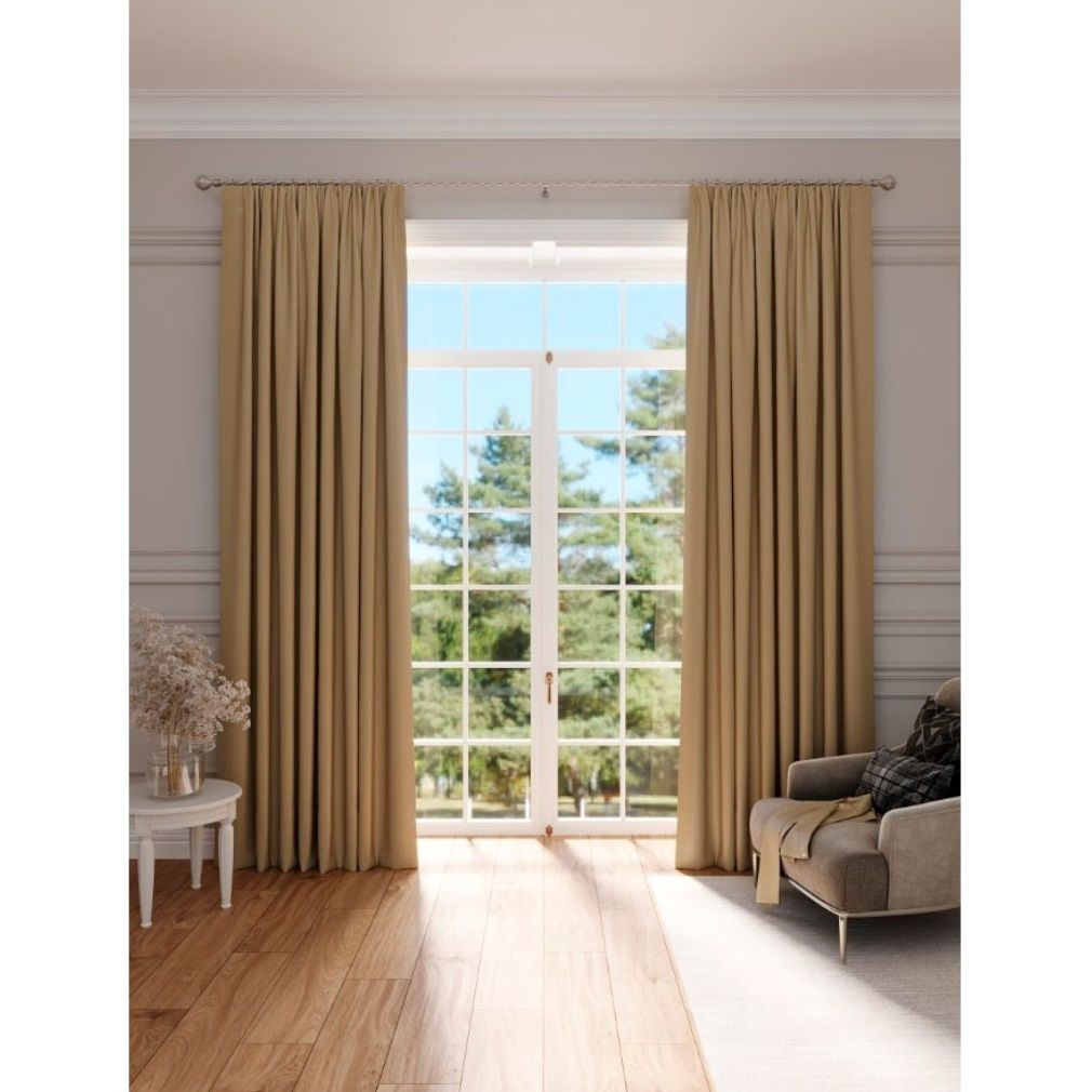 Штора РД С Штора 91331 Блэкаут на ленте 200*260 бежевый