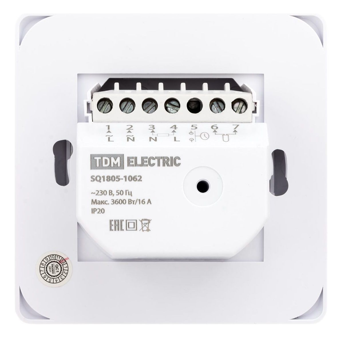Термостат механический TDM Electric ТТП с датчиком 3 м белый
