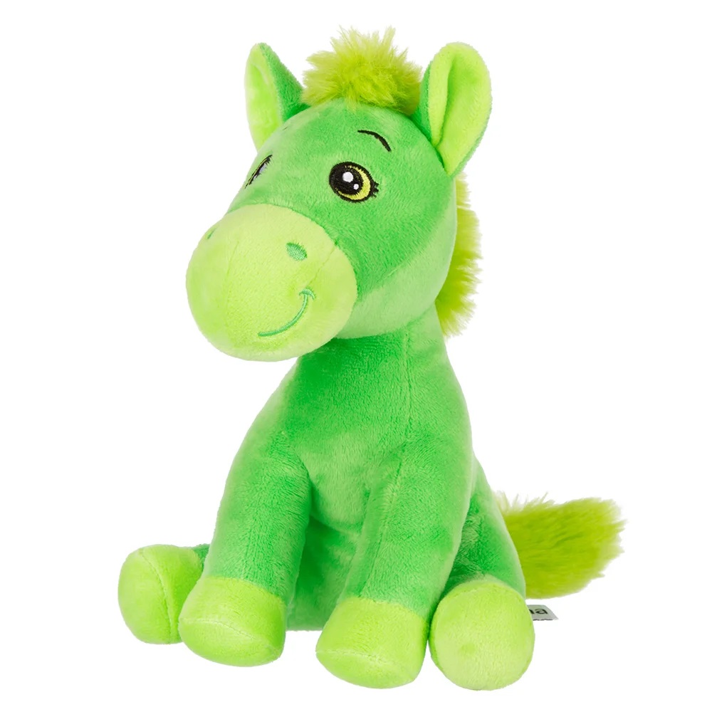 Игрушка мягкая Relana Лошадка зеленая 19 см