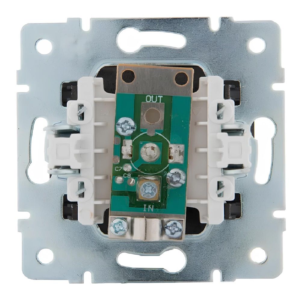 Розетка TV оконечная Lezard Karina черный бархат 707-4288-130