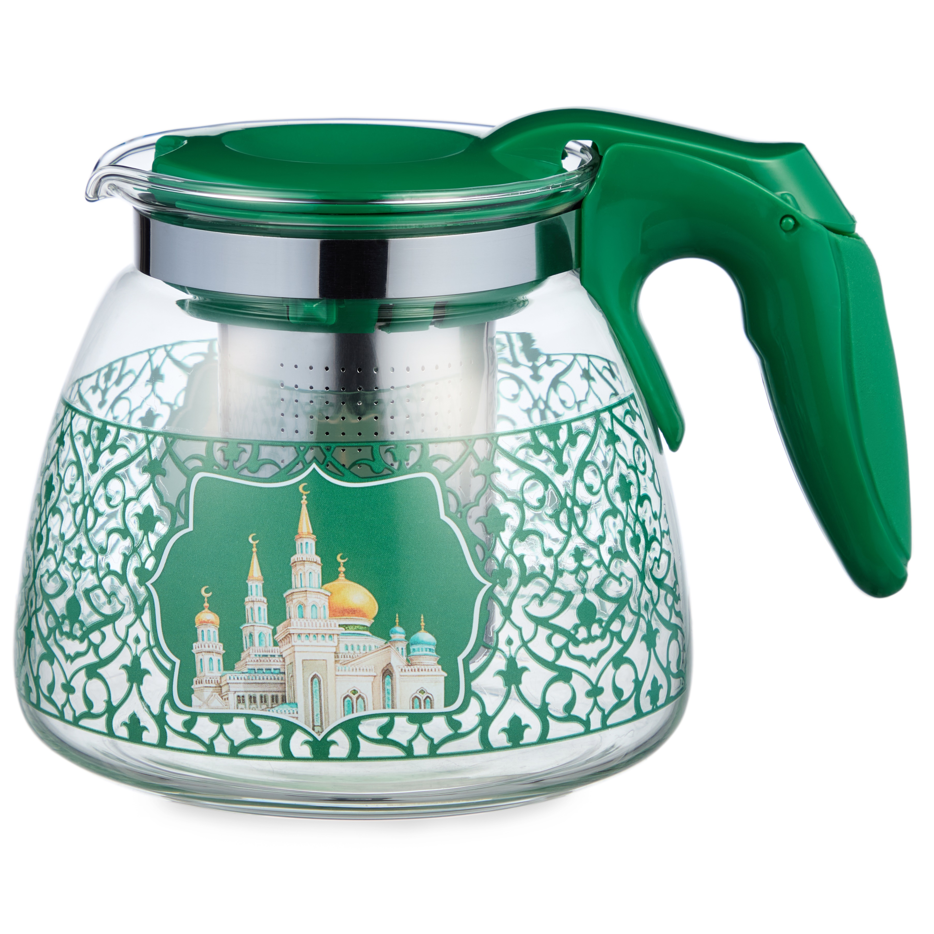 Чайник заварочный Agness Сура 900 мл стеклянный