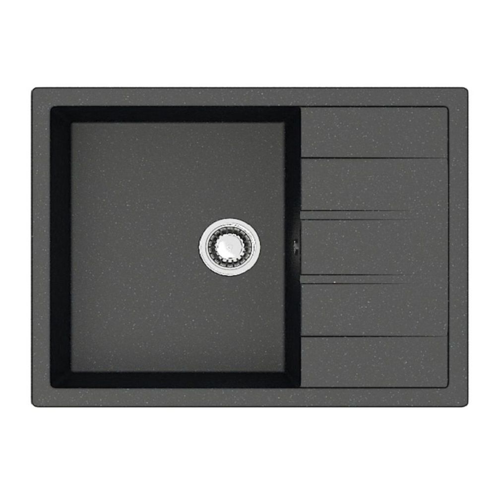 Мойка врезная Карельский камень 151/Q4 645х505х218 мм черный