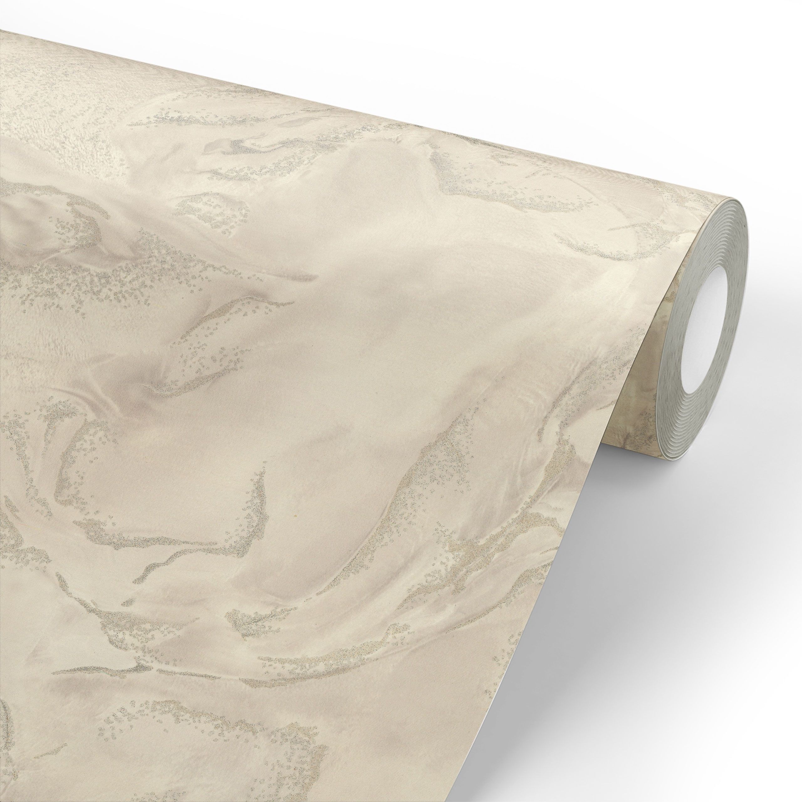 Обои Euro Decor Istok 7293-01 бежевые мрамор 1,06х10,05 м