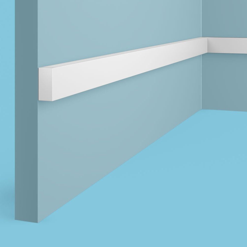 Рейка Cosca Экополимер RX005 20х10х2000 мм белая