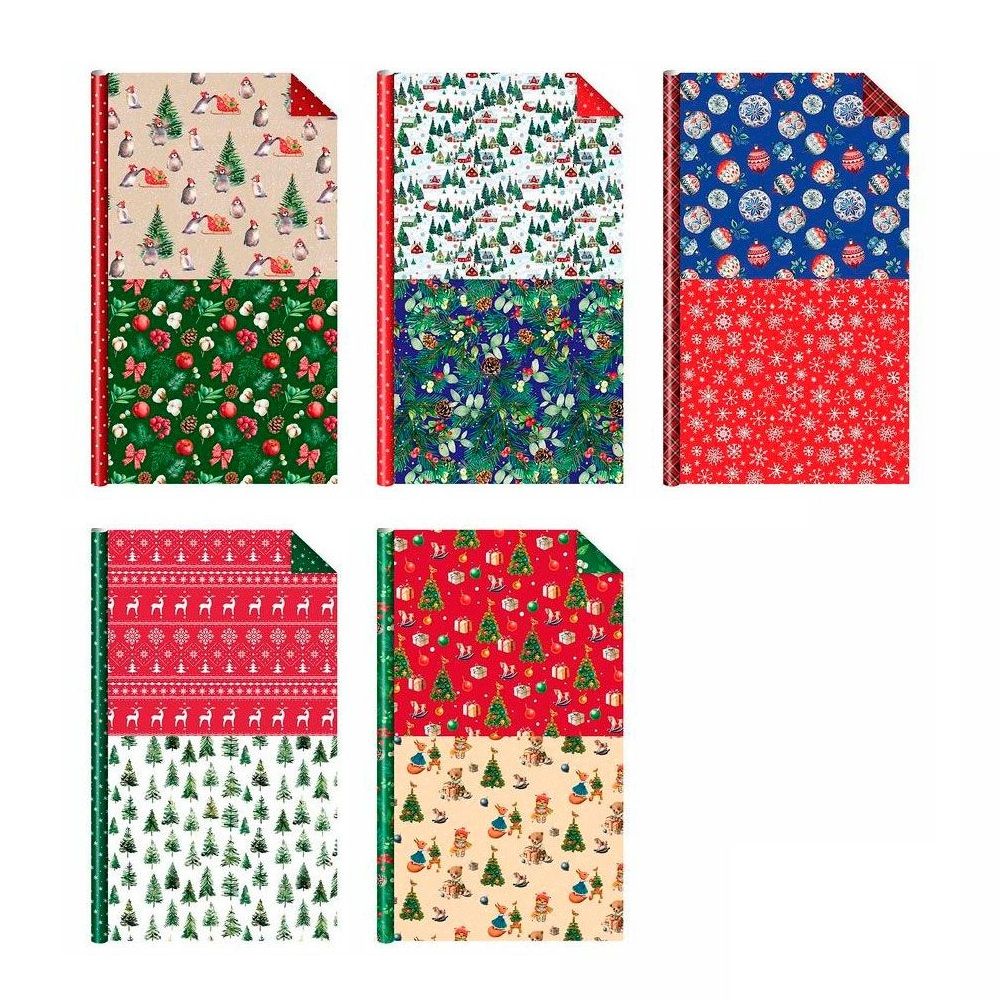 Бумага упаковочная Новый год 70х100 см