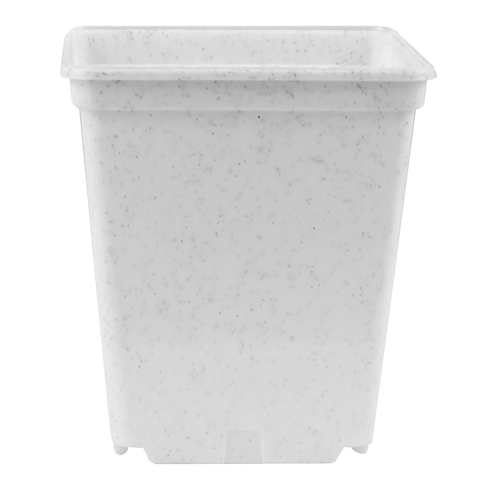 Горшок для рассады 0,5 л квадратный белый