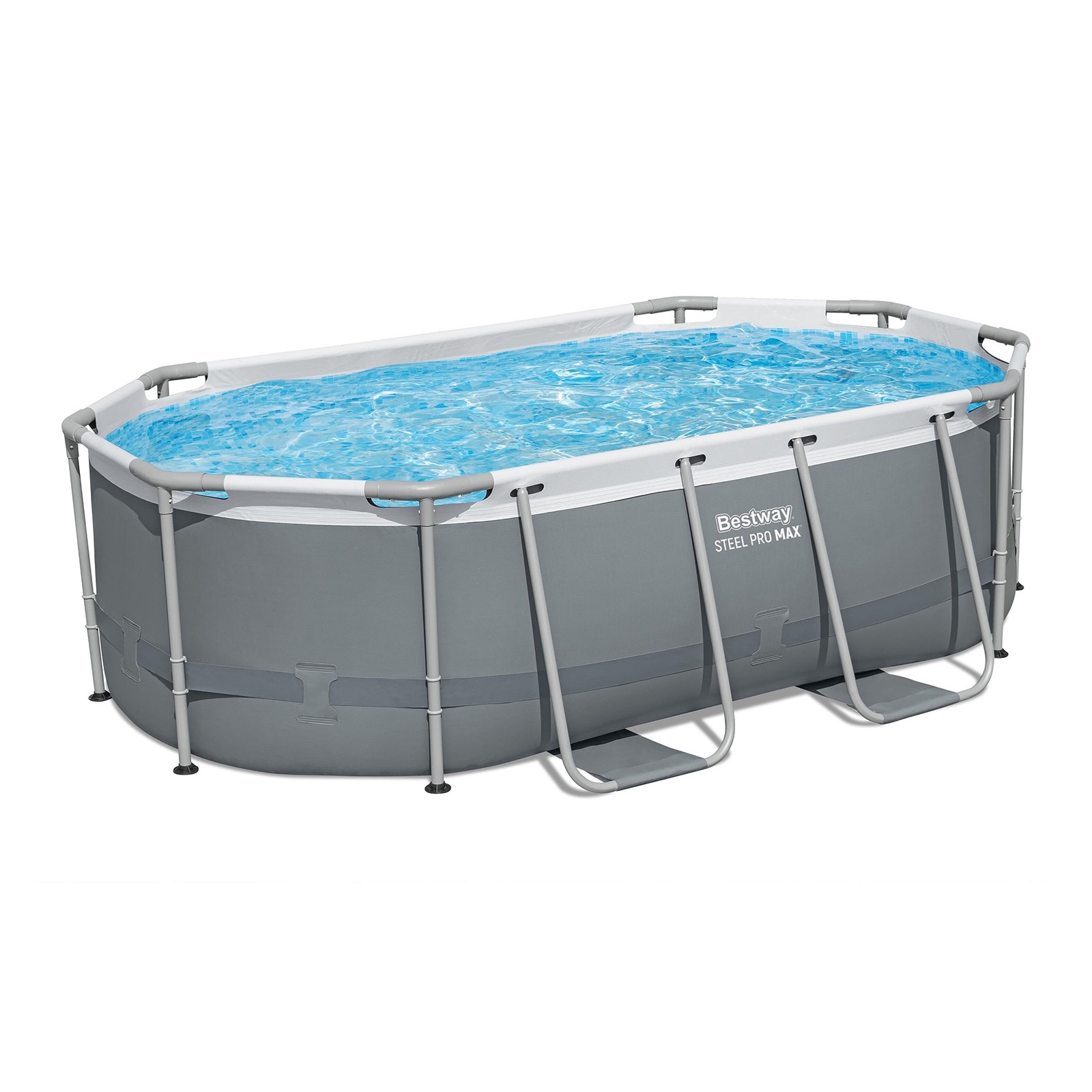 Бассейн каркасный овальный 305х200х84 см Bestway Power Steel 5614A (ф/насос)