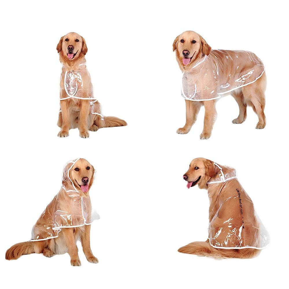 Дождевик для собак крупных пород Komfort прозрачный р 4XL