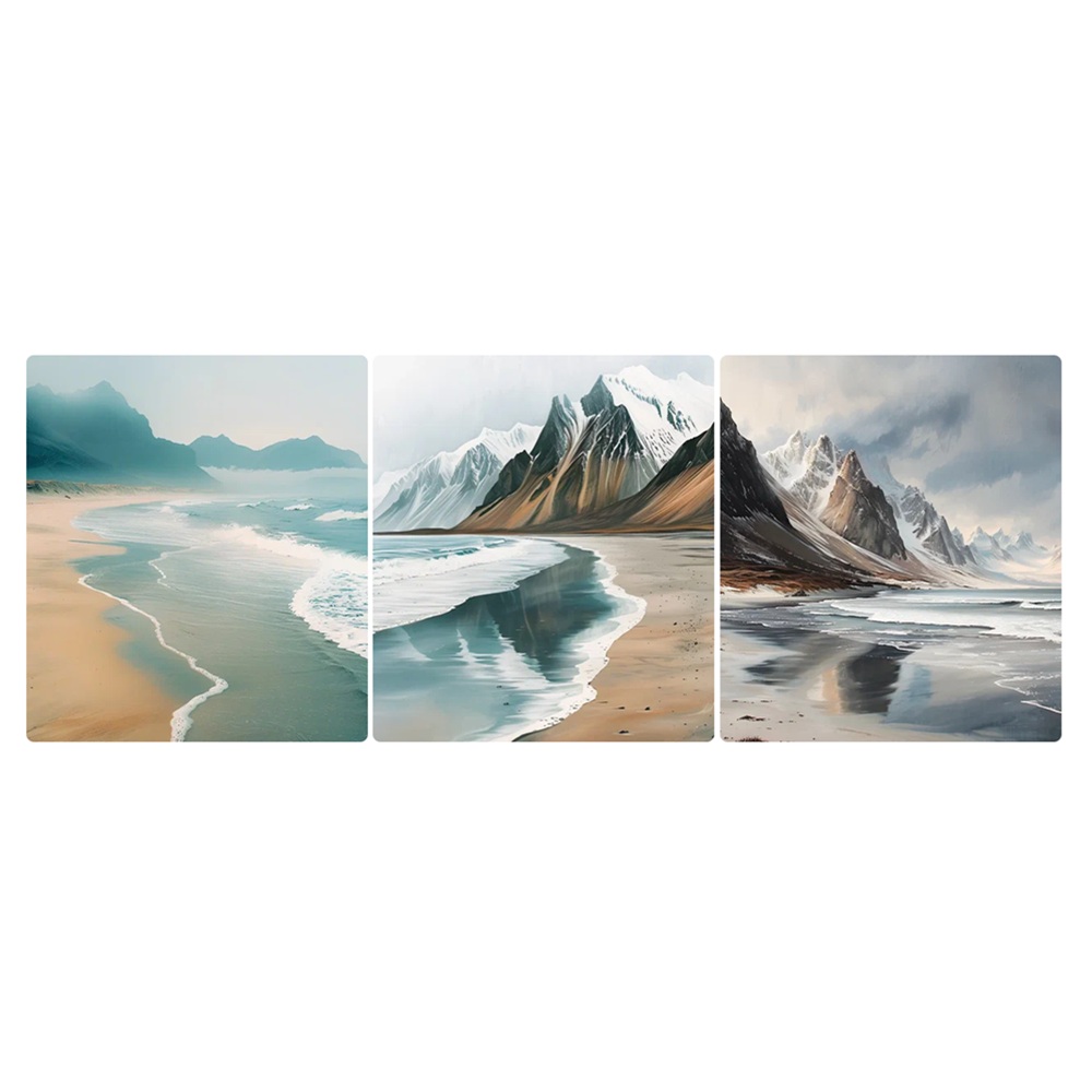 Картины-холсты Дыхание моря 40х50 см 3 шт set-15446/15447/15448