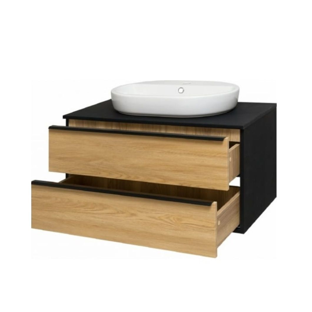 Тумба Мальта 70 дуб черный