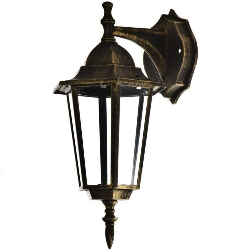 Светильник Е27 60Вт 230В крепл.на стену вниз шестигранник(Бронза)4102 Сamelion