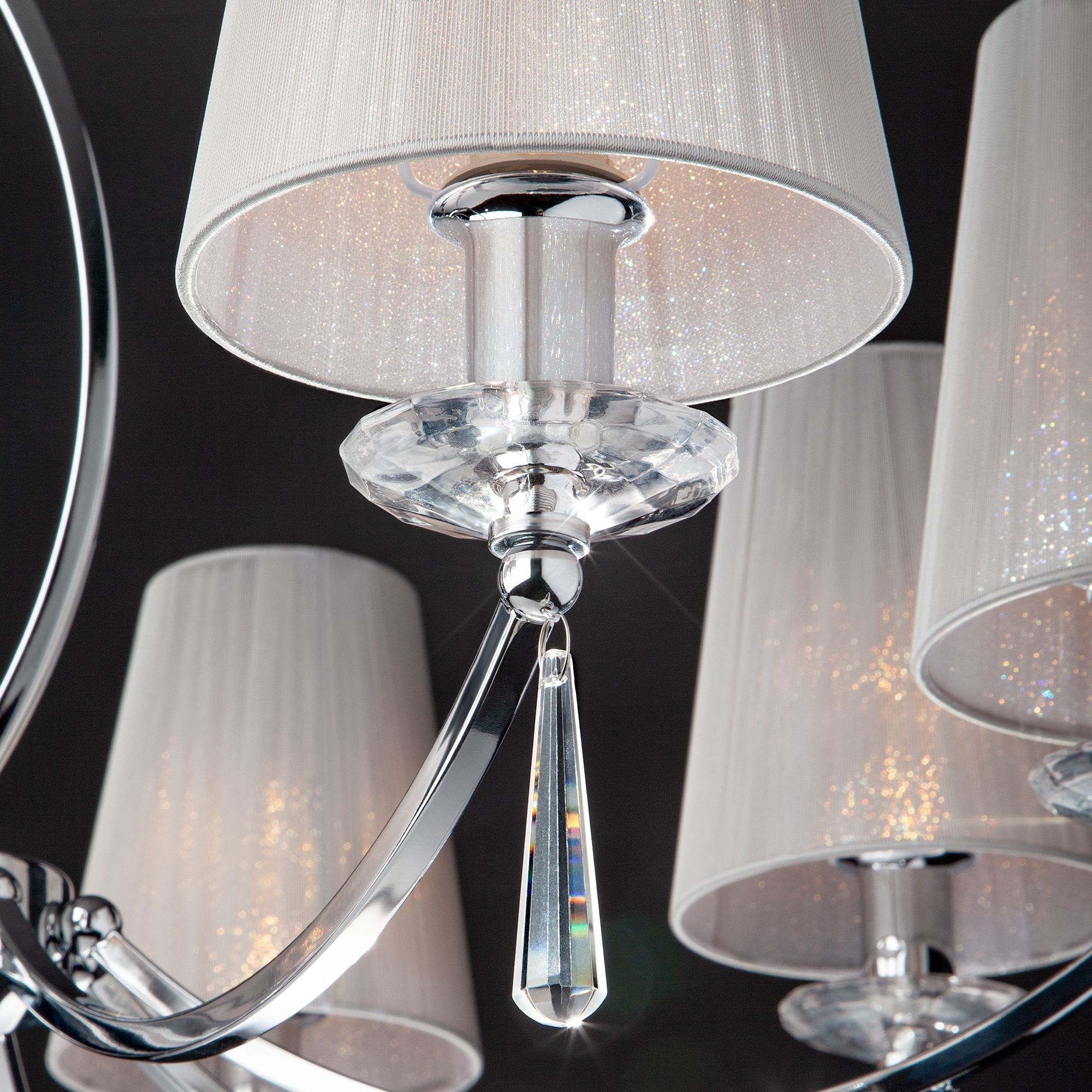 Люстра потолочная Eurosvet 60079/8 8х40 Вт E14 хром