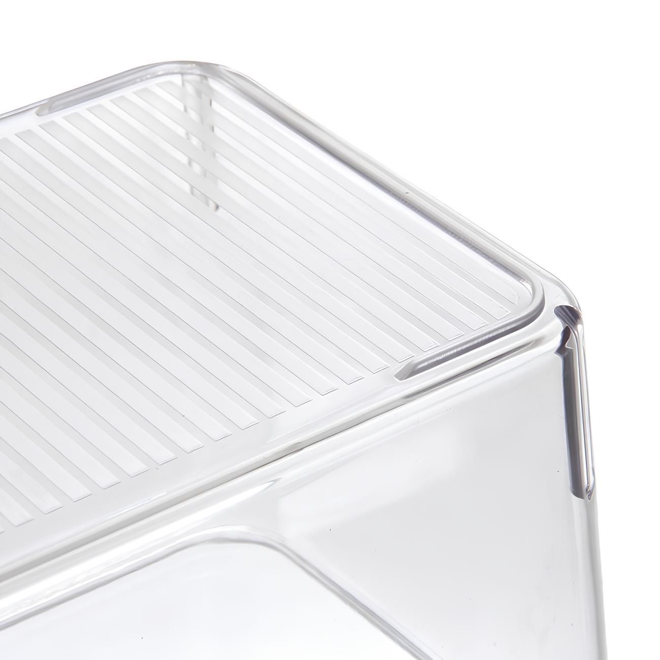 Органайзер для хранения с ручкой Флатто прозрачный 30х12,5х11 см