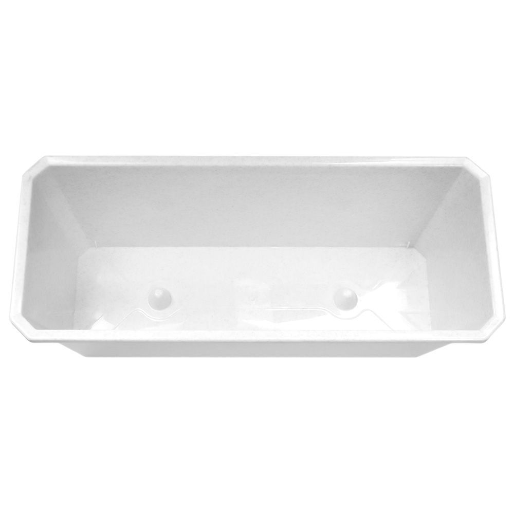 Ящик балконный без поддона мрамор 40 см