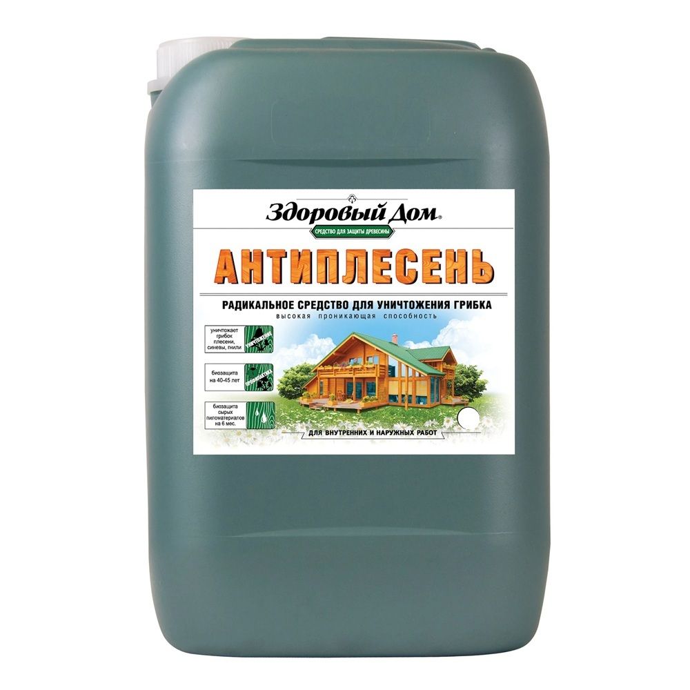 Антиплесень деревозащитное средство Здоровый Дом 9 кг