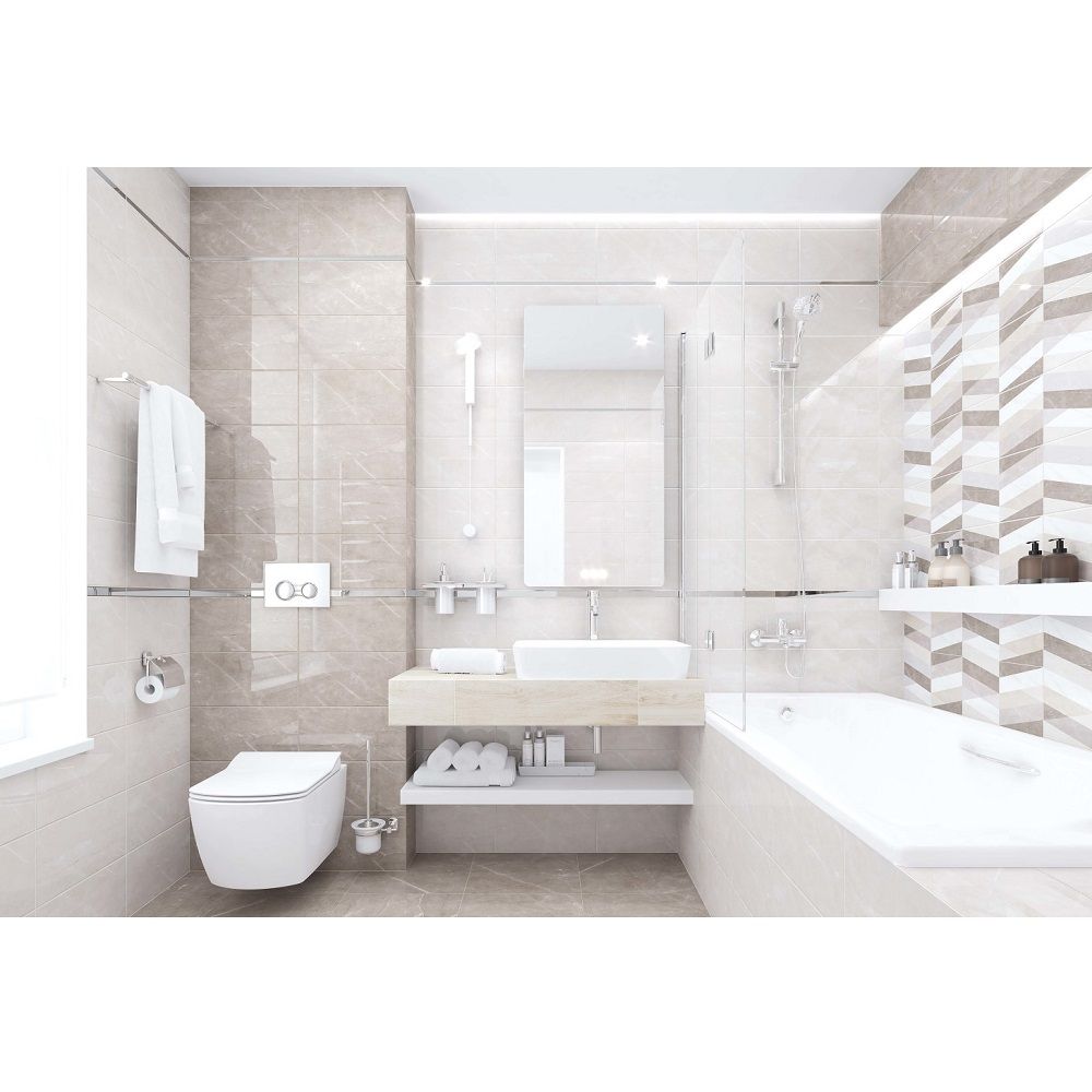 Плитка настенная Laparet Savoy 08-00-11-2460 20х40 см бежевая 1,2 м2