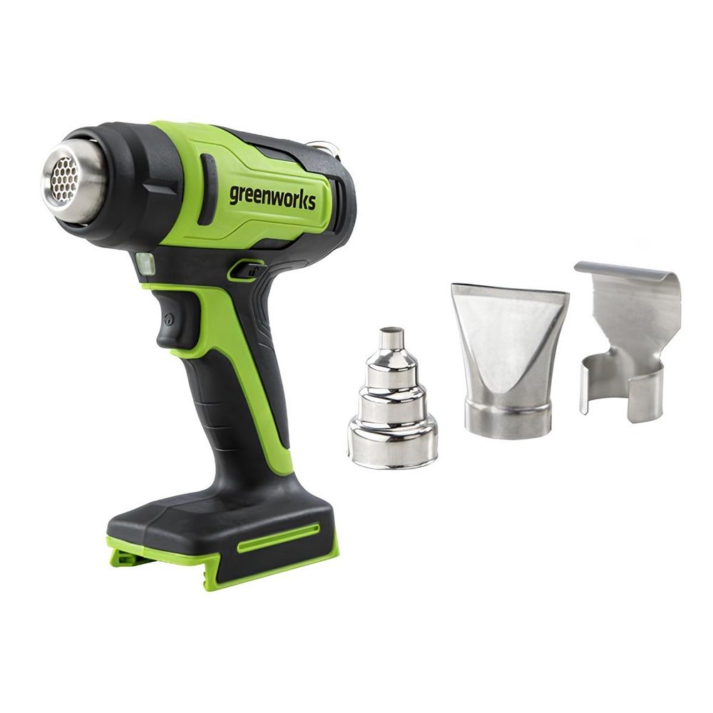 Фен технический аккумуляторный Greenworks G24HG 24В без АКБ и ЗУ