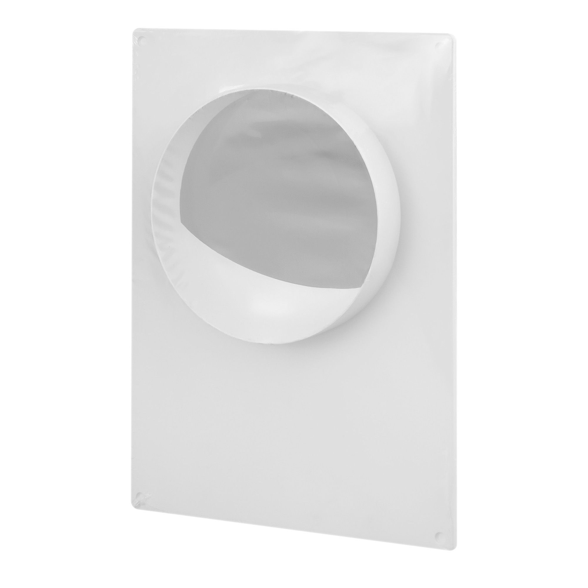 Площадка торцевая пластиковая 180х250 фланец D125, 125ПТП