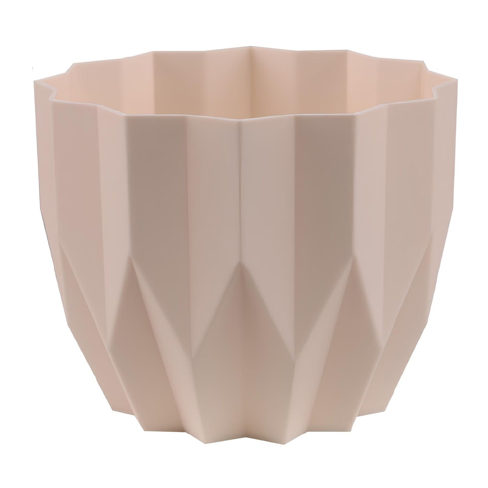 Кашпо Геометрия пудровый 3 л