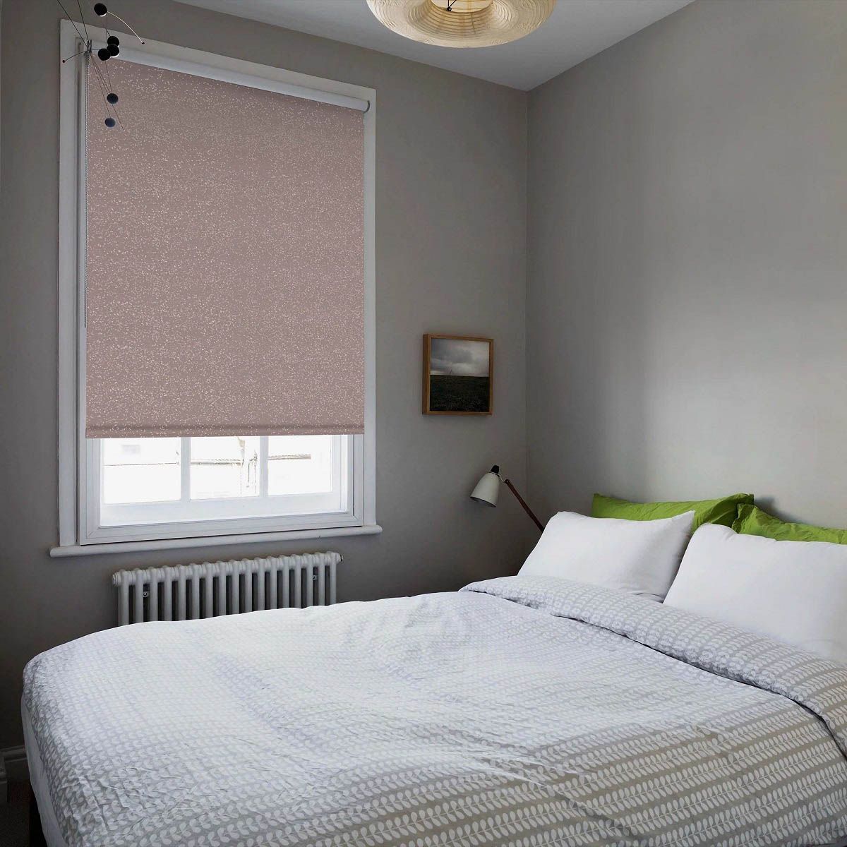 Штора рулонная блэкаут Старк 90х160 см нюдовая