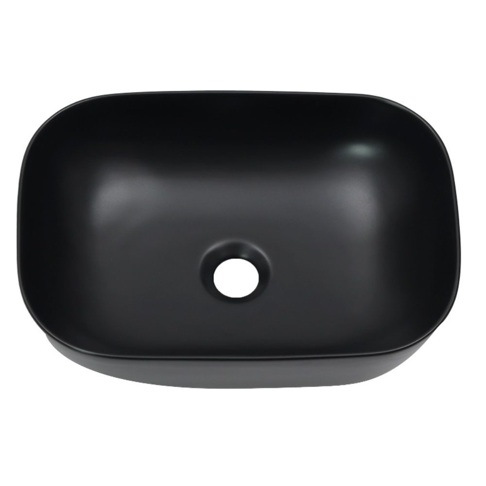 Раковина накладная Melana MLN-320328MB 455х325х135 мм черная матовая
