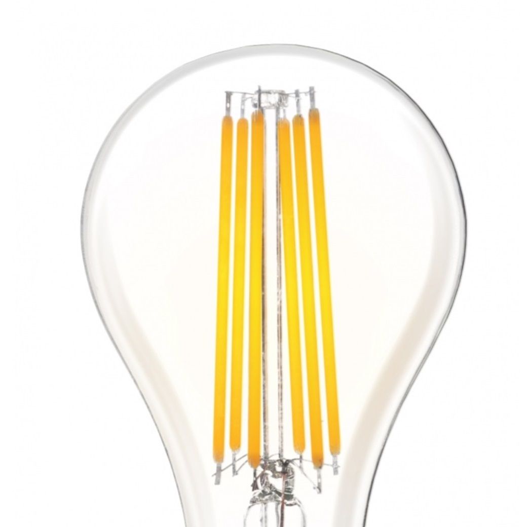 Лампа светодиодная филамент General FLP А65S 20Вт 4500K Е27 прозрачная