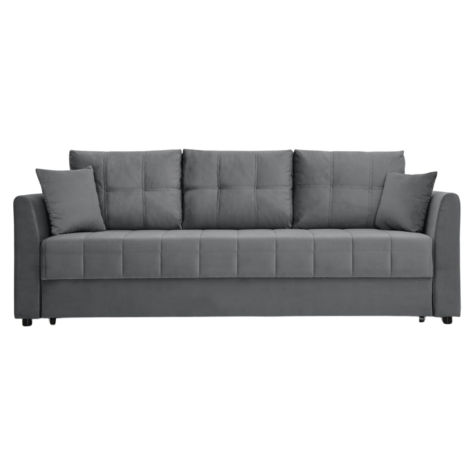 Диван-кровать Монца 2210х790х870 мм Veluta lux 32 серый