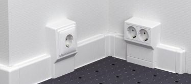 Розетки и выключатели (открытая установка)