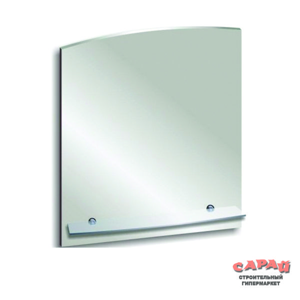 Зеркало Шанс 500х590 мм с полкой