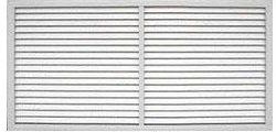 Решетка радиаторная ПВХ 1200х600 мм белая
