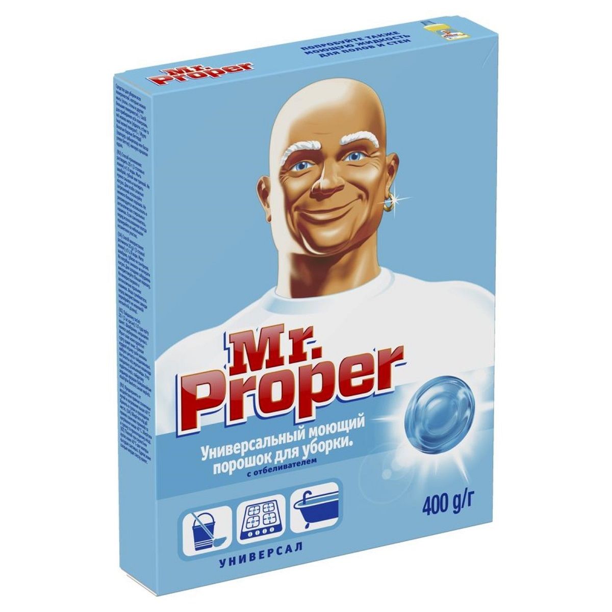 Средство чистящее Mr. Proper Универсал с отбеливателем 400 г