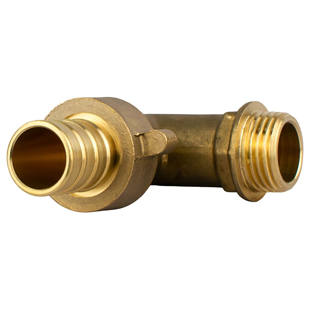 Переходник для шланга угловой 18х1/2" НР разъемный Aquasfera 9106-02