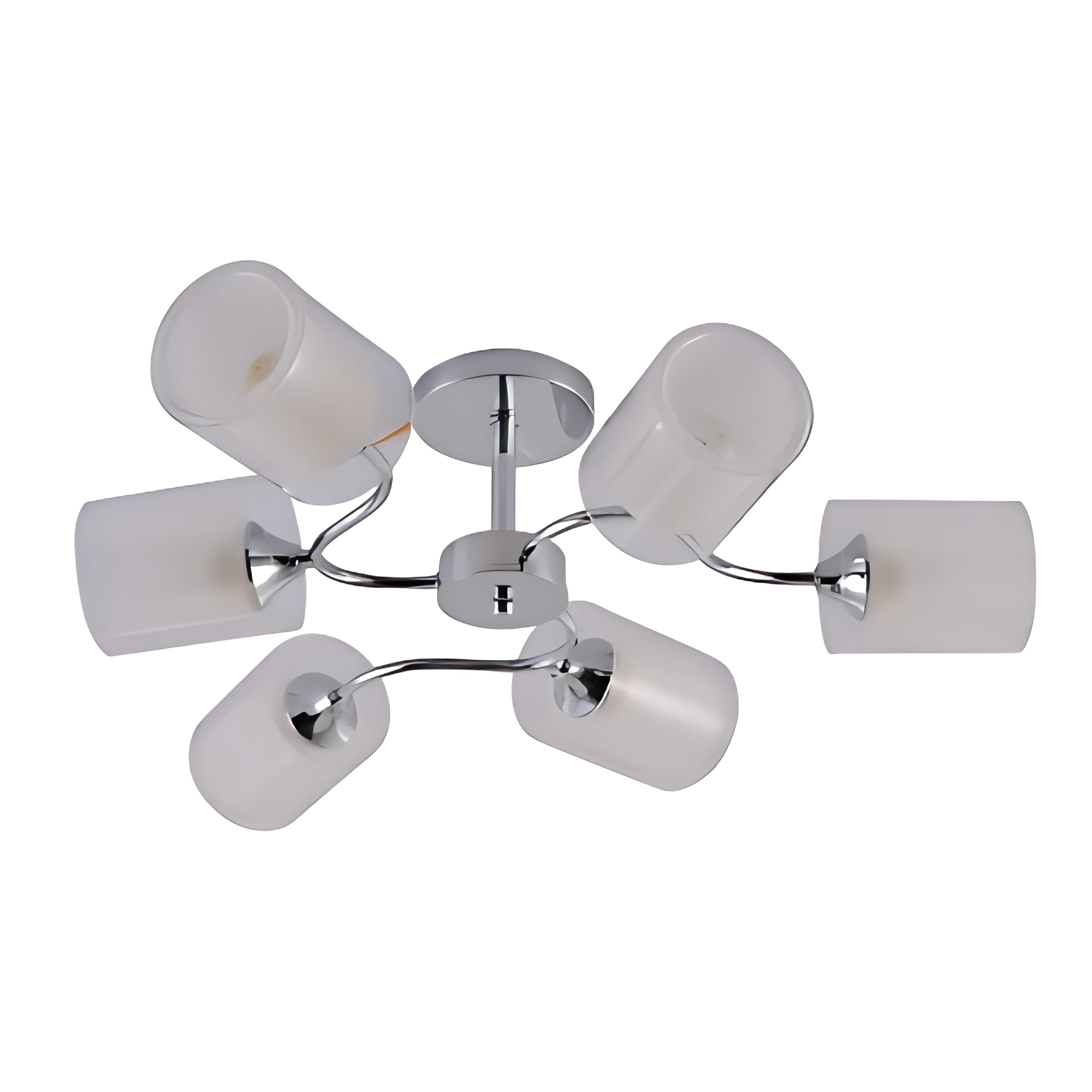 Люстра потолочная XA1610/6 CR хром 6х60Вт E27 d660 h170, HN25