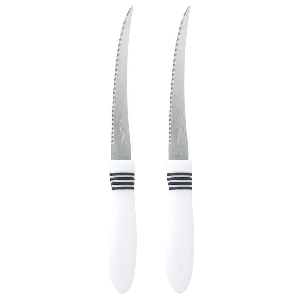 Набор ножей для овощей и фруктов 2 шт 21 см 3 вида нержавеющая сталь полипропиле 9902588