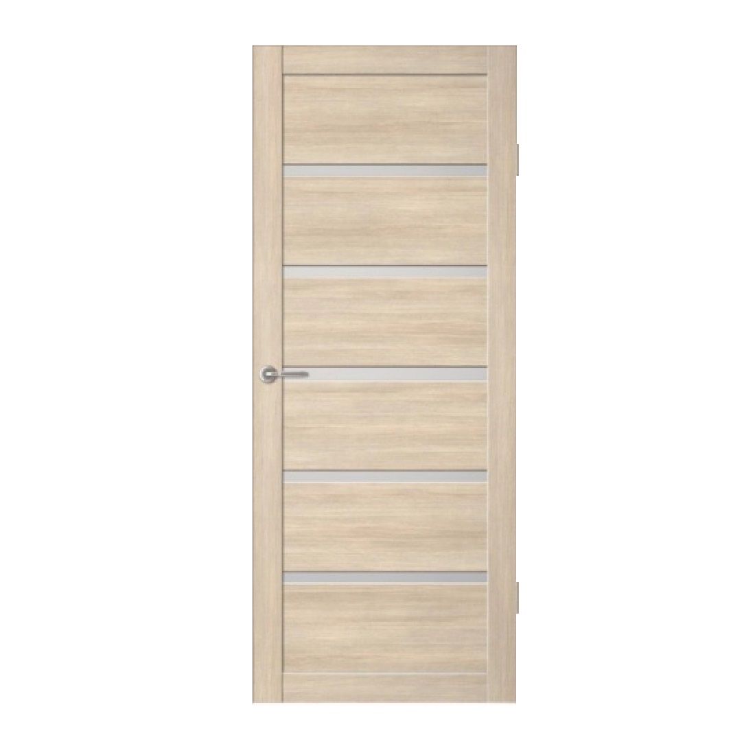 Дверь межкомнатная 800х2000 мм Вена ДО ПВХ-экошпон Лиственница мокко стекло мателюкс