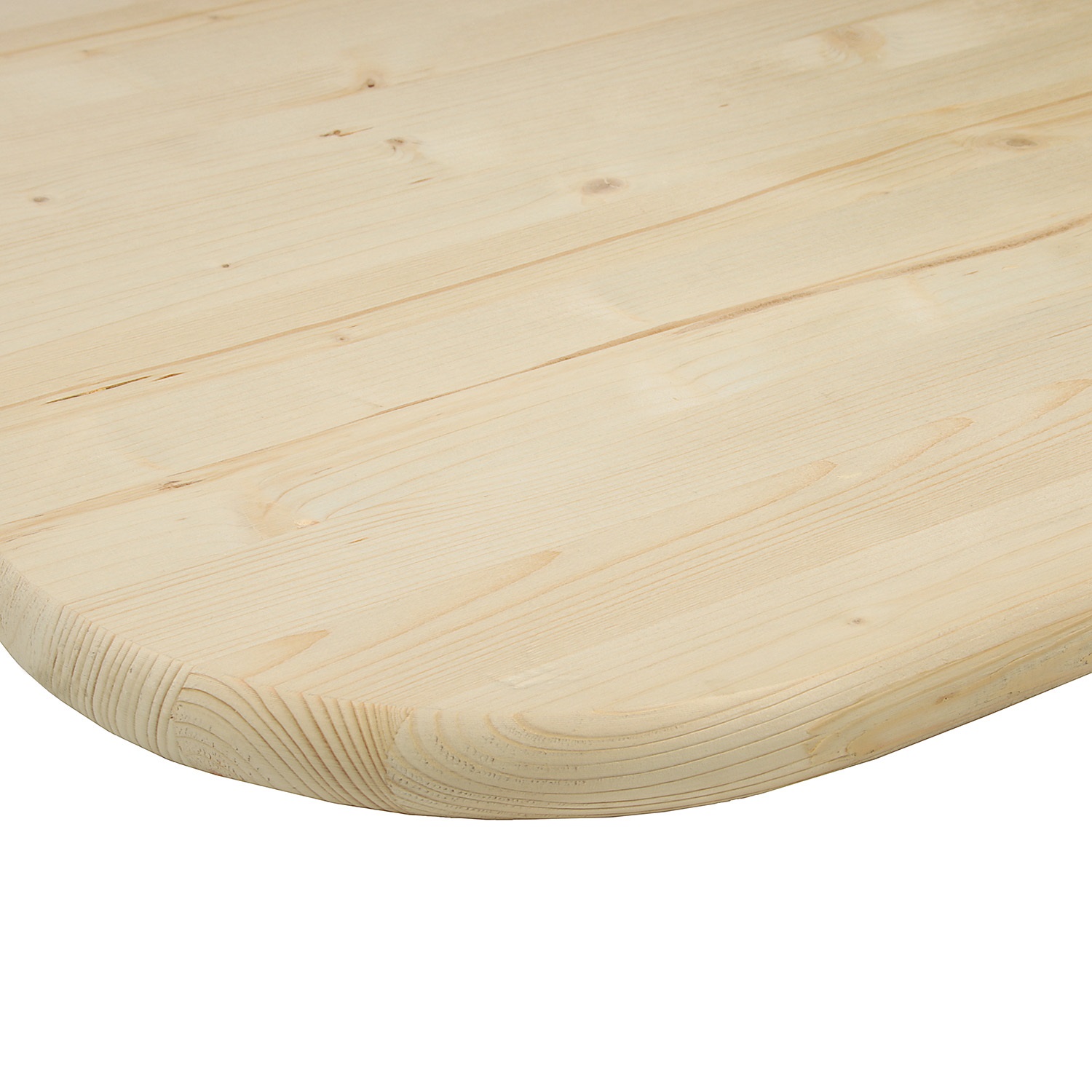 Столешница 28 х 600 х 1000 мм овальная деревянная