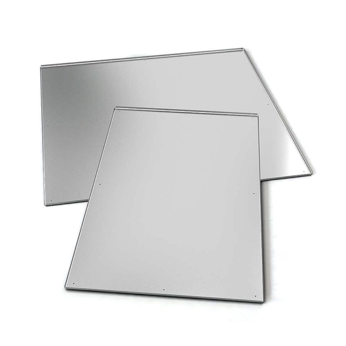 Экран отражающий зеркальный нерж 1000х1000 мм Везувий