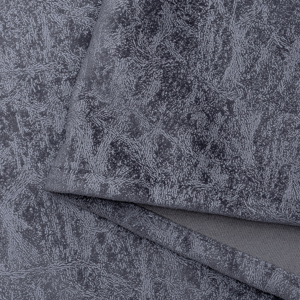 Штора портьерная бархат Amore Mio RR 6ML 3990-10 160х260 см графитовая