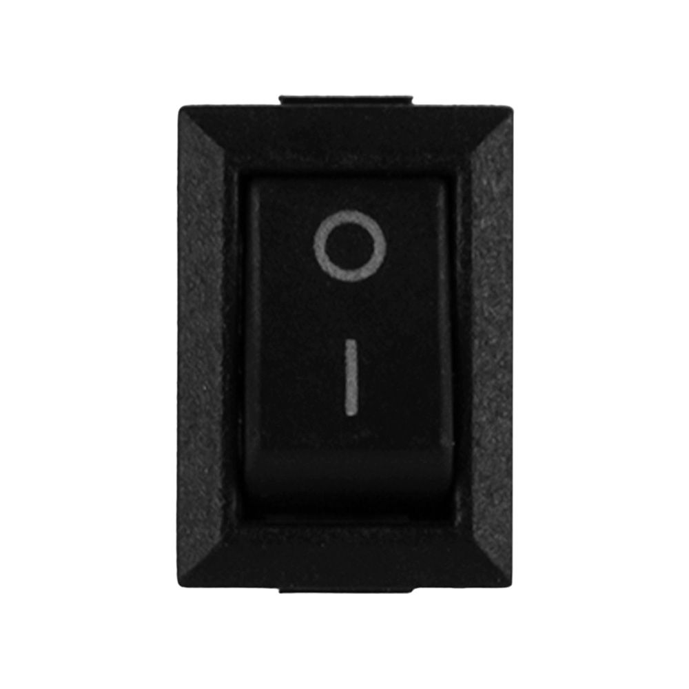 Выключатель клавишный On-Off Micro 250V 3А 1х2с черный Rexant