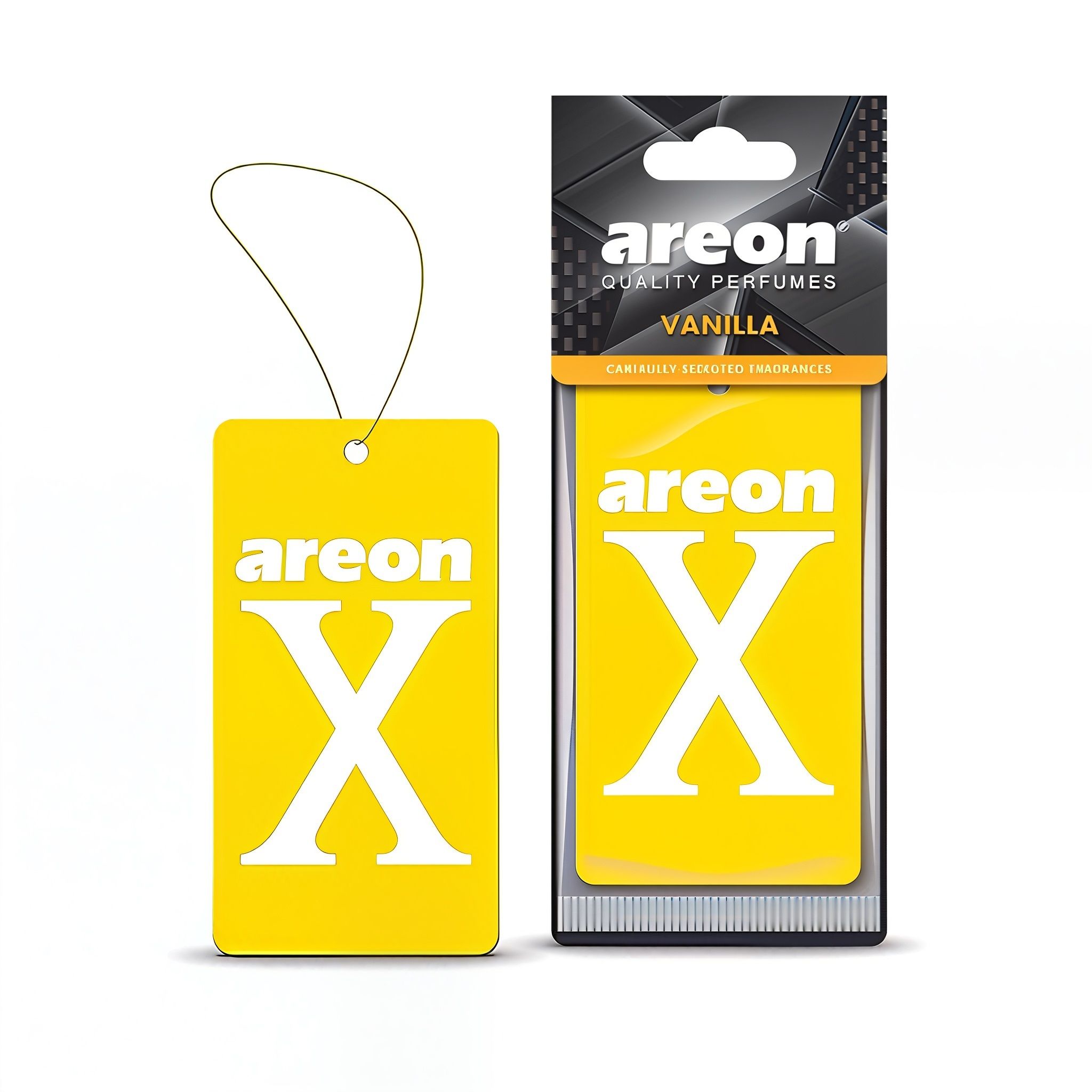 Ароматизатор для автомобиля Areon Refreshment X-Version Ваниль желтый 704-AXV-015